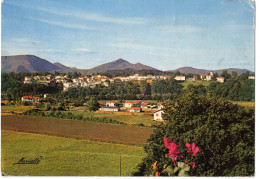 CAMBO LES BAINS VUE GENERALE CIRCULEE VERS AUDE SAINT ANDRE LES VERGERS FLAMME POSTALE LUSEE ROSTAND JARDINS ARNAGA - Cambo-les-Bains