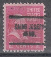 USA Precancel Vorausentwertungen Preo Locals Minnesota, Saint Joseph 704 - Precancels