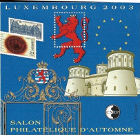 Bloc N° 39  Salon Philatélique D'automne Luxembourg 2003 Classeur Noir - CNEP