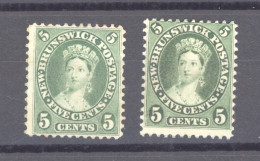 Canada  -  Nouveau Brunswick  :  Yv  6-6a  (*) - Neufs