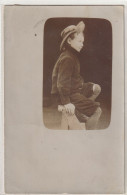 COLOMBEY-les-BELLES (54) Carte-photo - Le Jeune Serge LEBERT Pose Et écrit à Ses Amis - 09 Avril 1907 - Colombey Les Belles