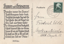 DR Karte EF Minr.569 Wilkau-Hasslau 1.4.35 Gel. Nach Markneukirchen Ansehen !!!!!!!!!!!! - Lettres & Documents