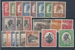 Ruanda Urundi - 126/147 - Palmiers & Sujets Divers - 1942 - MH - Unused Stamps