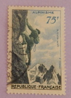 FRANCE YT 1075 OBLITERE "ALPINISME" ANNEE 1956 - Oblitérés