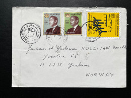 ENVELOPPE MAROC 2000 KHENIFRA POUR GRALUM NORVEGE - Maroc (1956-...)