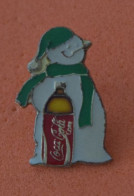 Pin's Coca Cola LTO Bonhomme De Neige - Coca-Cola