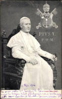 CPA Papst Pius X., Giuseppe Melchiorre Sarto, Portrait - Personajes Históricos