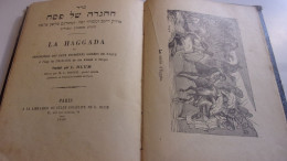 1888 LA HAGGADA CEREMONIES DE PAQUE A L USAGE DES ISRAELITES DES RITES ALLEMAND ET PORTUGAIS TRADUIT L BLUM WOGUE - Religion