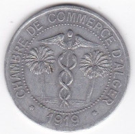 Chambre De Commerce D’Alger , 10 Centimes 1919 , En Aluminium, Lec# 140 - Argelia