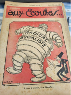 AUX ECOUTES 1927/ BIBENDUM CREVABLE RADICAL SOCIALISTE - 1900 - 1949