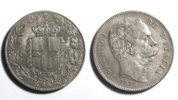 RIPRODUZIONE !!! 5 LIRE 1878 I° TIPO !!! - Monedas/ De Necesidad