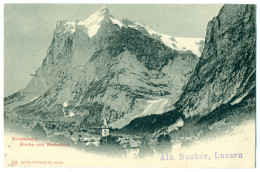 Grindelwald, Kirche Und Wetterhorn, Switzerland - Grindelwald