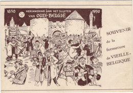 Herinnering Aan Het Sluiten Van Oud-België 1930 - Antwerpen