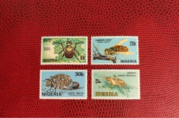 NIGERIA 1986 4v Neuf MNH ** Mi 498 / 492 Insectes Insect Insekt Inseto Insetto - Andere & Zonder Classificatie