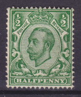Great Britain 1911 Mi. 121 I, ½ Pence King George V., MH* (2 Scans) - Nuevos