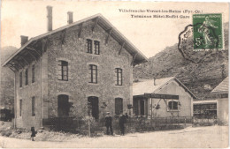 FR66 VILLEFRANCHE DE CONFLENT - Terminus Hôtel Buffet Gare - Animée - Belle - Autres & Non Classés