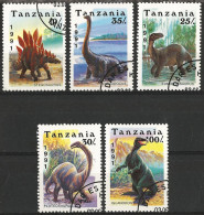 Tanzania 1991 - Mi 854... - YT 714... ( Phehistoric Animals ) - Préhistoriques