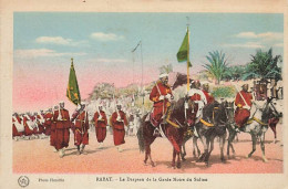 Maroc - RABAT - Le Drapeau De La Garde Noire Du Sultan - Rabat