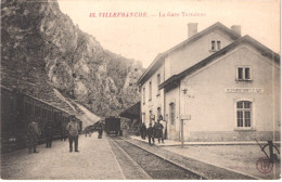 FR66 VILLEFRANCHE DE CONFLENT - DF 45 - La Gare Terminus - Train - Animée - Belle - Sonstige & Ohne Zuordnung
