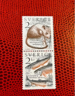 SUEDE 1985 2v Neuf MNH ** YT Mi 1322 1323 SWEDEN - Vissen