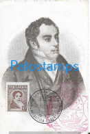 229537 ARGENTINA PROCER DR BERNARDINO RIVADAVIA POLITICO CANCEL BASE GRAL BELGRANO ANTARTIDA ANTARCTICA POSTAL POSTCARD - Argentinien