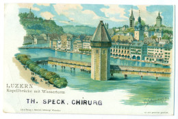 BROKEN EDGE, Luzern, Kapellbrücke Mit Wasserturm, Switzerland - Luzern
