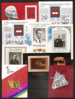 RUSSIA USSR 1976●Collection (only S/sheets)●not Complete Year Set●(see Description) MNH - Blocs & Hojas