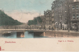 Amsterdam Singel Bij De Heisteeg Levendig # 1907    4848 - Amsterdam