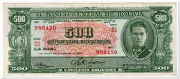 BOLIVIA,500 BOLIVIANOS,L.1945,P.148,VF+ - Bolivien