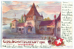 Das Eidgenössische Schützenfest In Luzern 1901, Switzerland - Lucerne