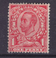 Great Britain 1912 Mi. 124 II X, 1 Pence King George V., MH* (2 Scans) - Nuevos