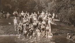 AK Foto Männer Frauen Und Kinder Beim Baden - Bad Wörishofen 1927 (69636) - Schwimmen