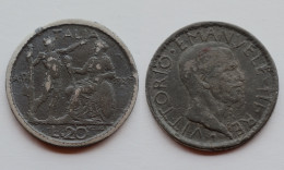 FALSO D'EPOCA !!! 20 LIRE 1927 LITTORE ANNO VI  !!! - 1900-1946 : Vittorio Emanuele III & Umberto II