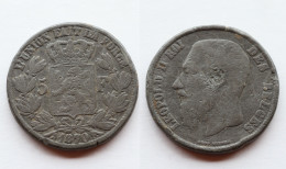 FALSO D'EPOCA !!! BELGIO 5 FRANCS 1870 !!! - 5 Francs