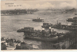 Amsterdam Gezicht Op Het IJ Veerpont Steiger Naar Alkmaar Scheepvaart # 1924     5103 - Amsterdam