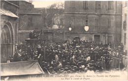 FR66 VILLEFRANCHE DE CONFLENT - La Place Le Lundi De Pâques - Cobla Sur L'estrade - Animée - Belle - Autres & Non Classés