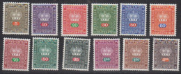 Liechtenstein 1968/1969 Dienstmarken 12v ** Mnh (59996) CRAZY PRICE - Oficial