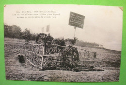 68 Montreux-Chateau 1915 Ww2 Tombe Pilote A.Pégoud Dans Combat Aérien éditeur Visé Belfort 526 - Guerre 1914-18