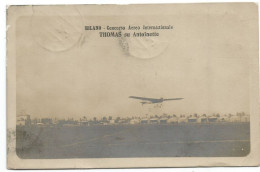 Precursori Posta Aerea Airmail Precursors Avion Forerunners 1910 Milano Concorso Aereo Int. Aviatore Thomas / Antoinette - Poste Aérienne