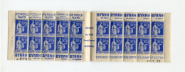 !!! 90C TYPE PAIX, CARNET 368 C1 SERIE 45 AVEC PUBS HAHN - BYRRH - BYRRH - POSTE NEUF ADHERENCES DE PAPIER - Antiguos: 1906-1965