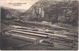 FR66 VILLEFRANCHE DE CONFLENT - Couderc - Rive Gauche - La Gare- Train Jaune Wagons - Belle - Stations With Trains