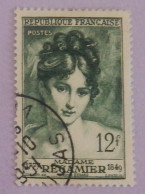 FRANCE YT 875 CACHET ROND "MADAME DE RECAMIER" ANNEE 1950 - Oblitérés