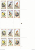 Syria 2013 Birds Issued In Bloc's Of 6 Gutter Pair Complete MNH -High Value - Syrië