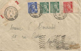 FRANCE ANNEE 1939 JOURNEE NATIONALE DE L'INFANTERIE PARIS 7 5 39 TP N° 407,411x2,412 TB  - 1921-1960: Periodo Moderno