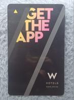 HOTEL KEYS - 2689 - WESTIN HOTELS - GET THE APP - Cartes D'hotel