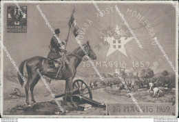 Bz577 Cartolina Militare Lancieri Di Montebello Commemorativa  Www1 1 Guerra - Regimente