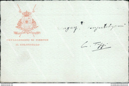 Bz568 Cartolina Militare Cavalleggeri Di Firenze Www1 1 Guerra - Regiments