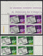1968 Italia 1065-66  Avvento CAP 2 Val. Quartine Ang+bf Mnh** - 1961-70: Neufs