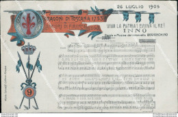 Bz571 Cartolina Militare Reggimento Lancieri Di Firenze  Www1 1 Guerra - Régiments