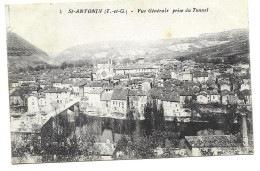 Saint Antonin - 1910 - Vue Générale Prise Du Tunnel # 10-20/24 - Saint Antonin Noble Val